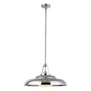 Alora Palmetto 1 Light 20 Inch Pendant Glossy Opal Glass - Crescent Harbor