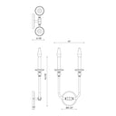 Alora Peabody 2 Light Wall/Vanity Light - Crescent Harbor