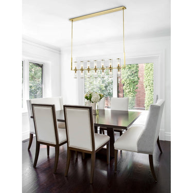 Alora Revolve 14 Light Linear Pendant - Crescent Harbor