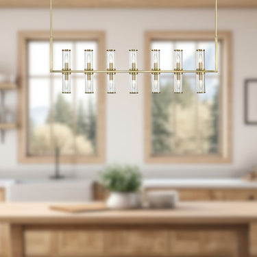 Alora Revolve 14 Light Linear Pendant - Crescent Harbor