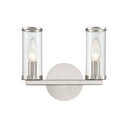 Alora Revolve 2 Light 10 Inch Wall/Vanity Light Clear Glass - Crescent Harbor