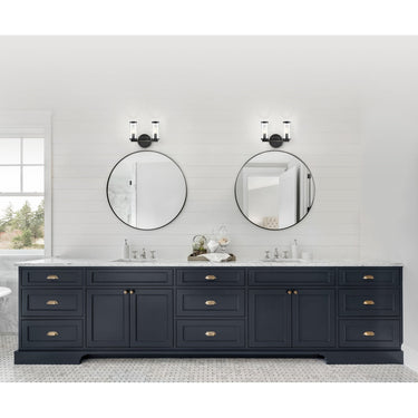 Alora Revolve 2 Light 10 Inch Wall/Vanity Light Clear Glass - Crescent Harbor