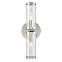 Alora Revolve 2 Light 12 Inch Wall/Vanity Light Clear Glass - Crescent Harbor