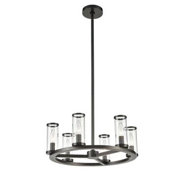 Alora Revolve 6 Light Chandelier - Crescent Harbor