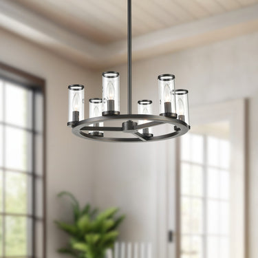 Alora Revolve 6 Light Chandelier - Crescent Harbor