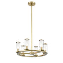 Alora Revolve 6 Light Chandelier - Crescent Harbor