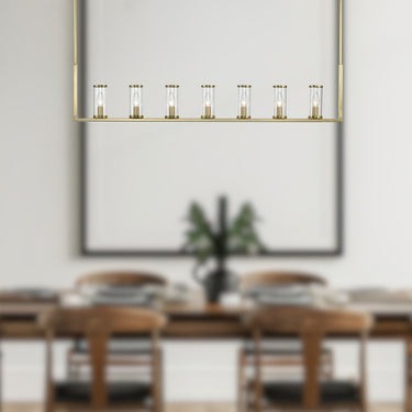 Alora Revolve 7 Light Linear Pendant - Crescent Harbor