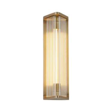 Alora Sabre LED 12 Inch Wall/Vanity Light Clear Glass - Crescent Harbor