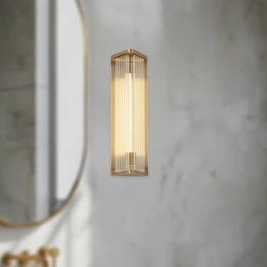 Alora Sabre LED 12 Inch Wall/Vanity Light Clear Glass - Crescent Harbor