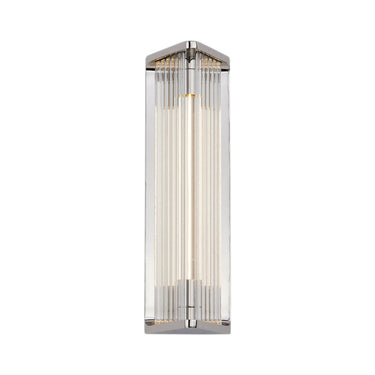 Alora Sabre LED 12 Inch Wall/Vanity Light Clear Glass - Crescent Harbor