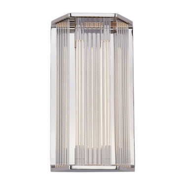 Alora Sabre LED 16 Inch Wall/Vanity Light Clear Glass - Crescent Harbor