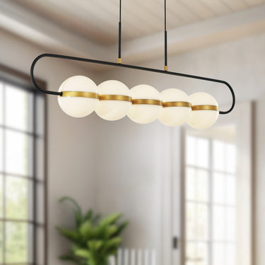 Alora Tagliato LED Linear Pendant 5 Head - Crescent Harbor