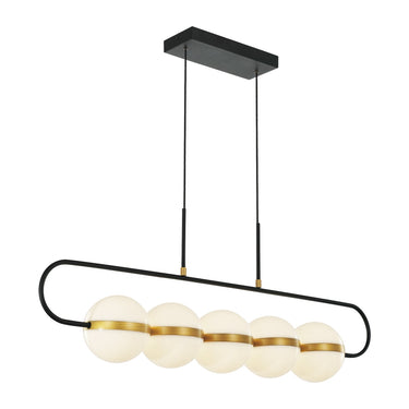 Alora Tagliato LED Linear Pendant 5 Head - Crescent Harbor