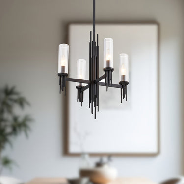 Alora Torres 4 Light Chandelier Clear Glass - Crescent Harbor
