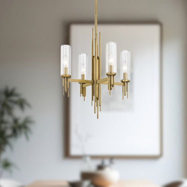 Alora Torres 4 Light Chandelier Clear Glass - Crescent Harbor