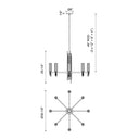 Alora Torres 8 Light Chandelier - Crescent Harbor