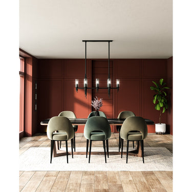Alora Torres 8 Light Linear Pendant - Crescent Harbor