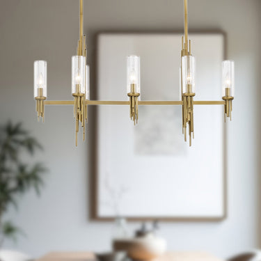 Alora Torres 8 Light Linear Pendant - Crescent Harbor