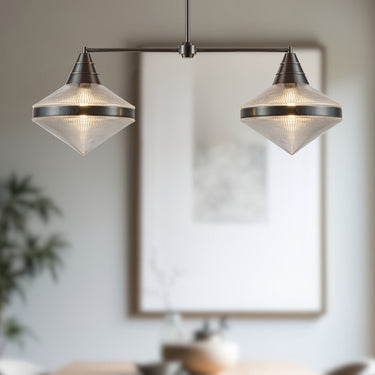 Alora Willard 2 Light Linear Pendant - Crescent Harbor