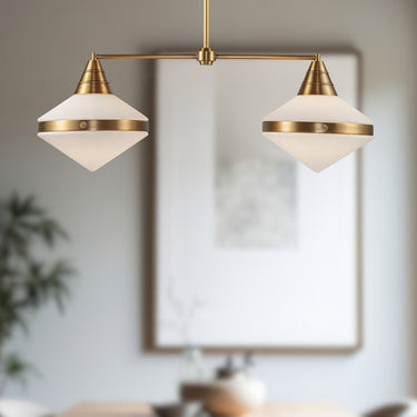 Alora Willard 2 Light Linear Pendant - Crescent Harbor