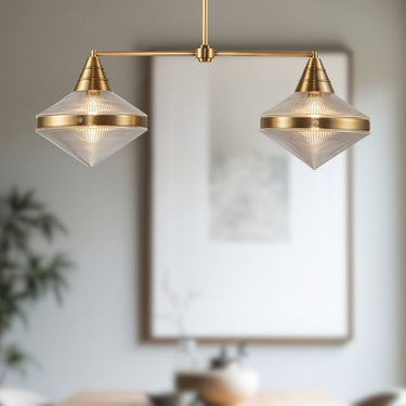 Alora Willard 2 Light Linear Pendant - Crescent Harbor