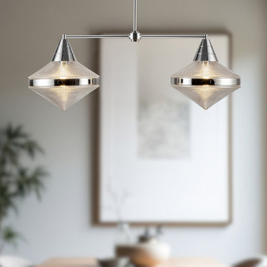 Alora Willard 2 Light Linear Pendant - Crescent Harbor