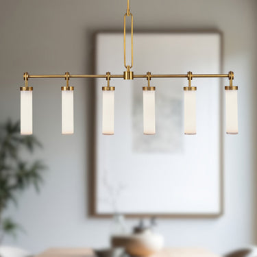 Alora Wynwood 6 Light Linear Pendant - Crescent Harbor