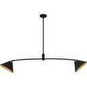 Alscott 2 Light Island Light in Matte Black 4