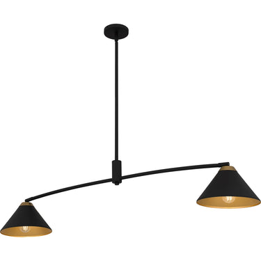 Alscott 2 Light Island Light in Matte Black 5