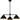 Alscott 3 Light Chandelier in Matte Black 1