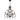 Althea 5 Light Chandelier in Matte Black 6