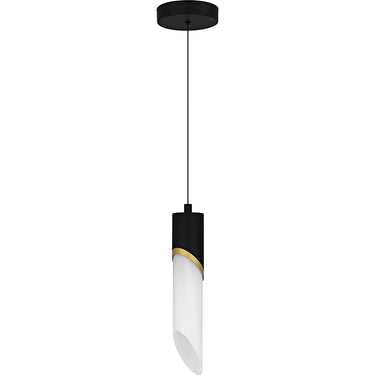 Alys 1 Light Mini Pendant in Matte Black 4