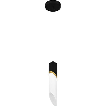 Alys 1 Light Mini Pendant in Matte Black 6