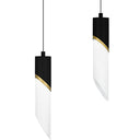 Alys 2 Light Island Light in Matte Black 2