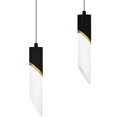 Alys 2 Light Island Light in Matte Black 2