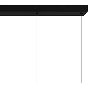 Alys 2 Light Island Light in Matte Black 3