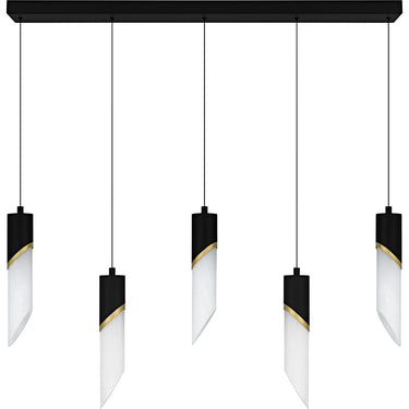 Alys 2 Light Island Light in Matte Black 4