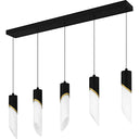 Alys 2 Light Island Light in Matte Black 6
