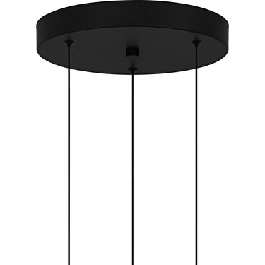 Alys 3 Light Pendant in Matte Black 3