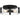 Angora 3 Light Flush Mount in Matte Black 1