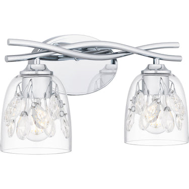 Ansley 2 Light Bath Light in Polished Chrome 4