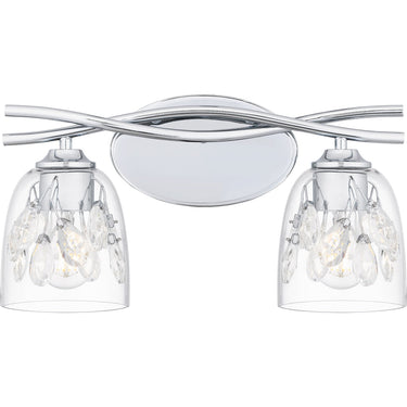 Ansley 2 Light Bath Light in Polished Chrome 1