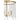 Apelle 4 Light Semi-Flush Mount in Aged Brass 2