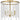 Apelle 4 Light Semi-Flush Mount in Aged Brass 1