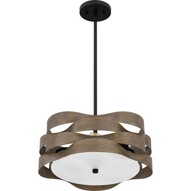 Appleton 2 Light Pendant in Matte Black 4