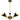 Arden 3 Light Chandelier in Matte Black 2
