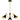 Arden 3 Light Chandelier in Matte Black 5