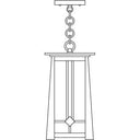 Arroyo Craftsman ABH-7 7" Aberdeen Pendant