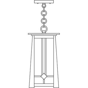Arroyo Craftsman ABH-7 7" Aberdeen Pendant