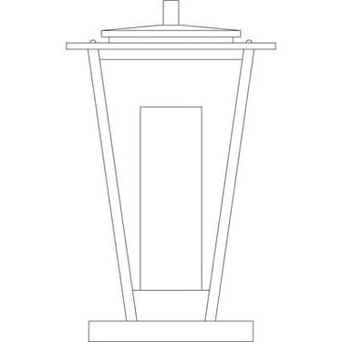 Arroyo Craftsman BRC-10 10" Brighton Column Mount